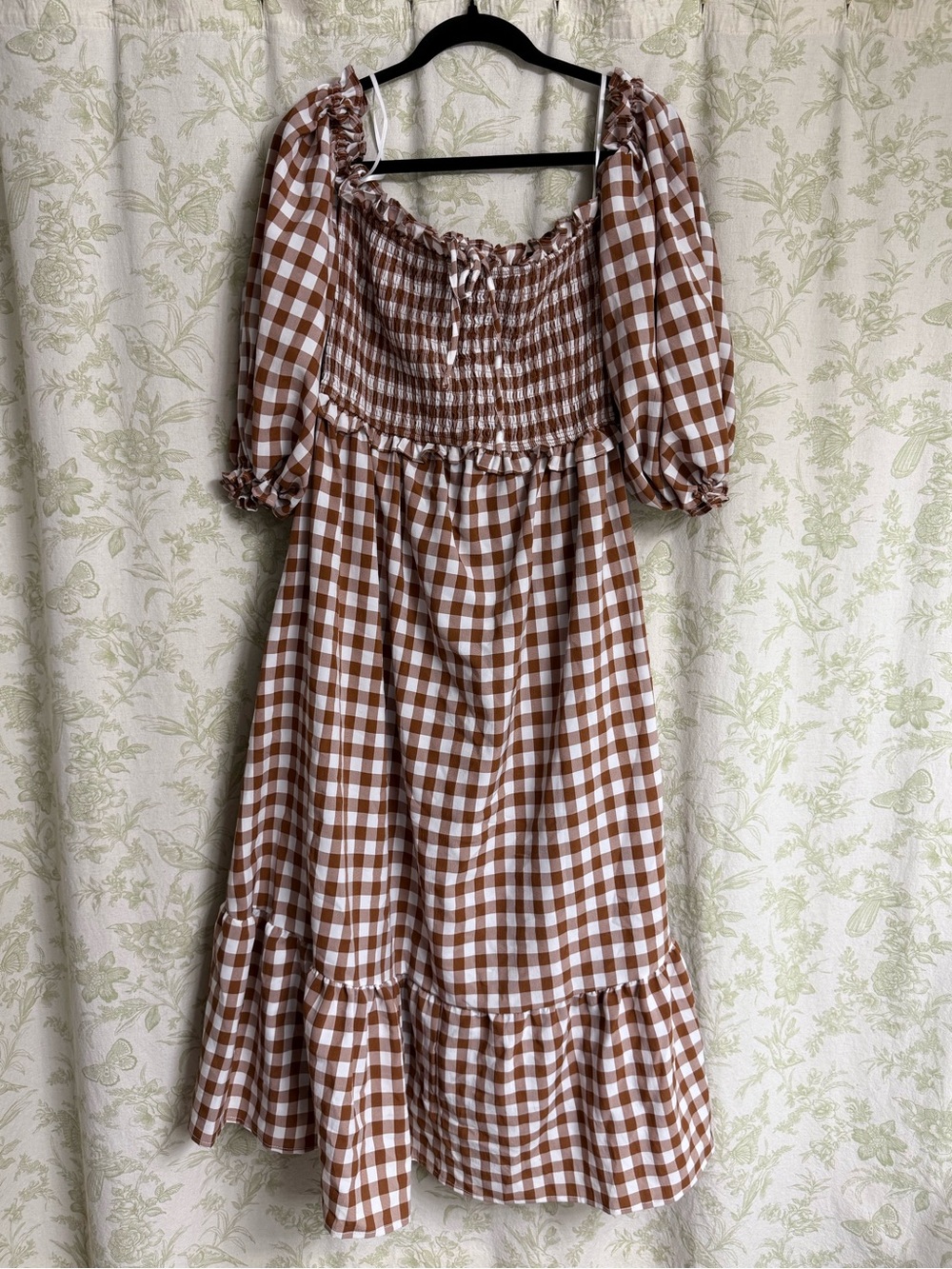 Mable Gingham Maxi Dress
